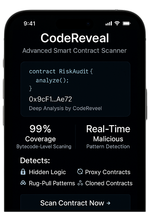 CodeReveal - Smart contract scanner